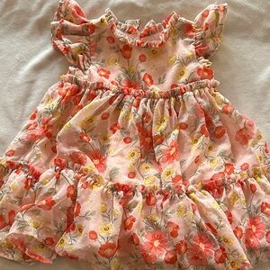 Floral Ruffle Baby Dress